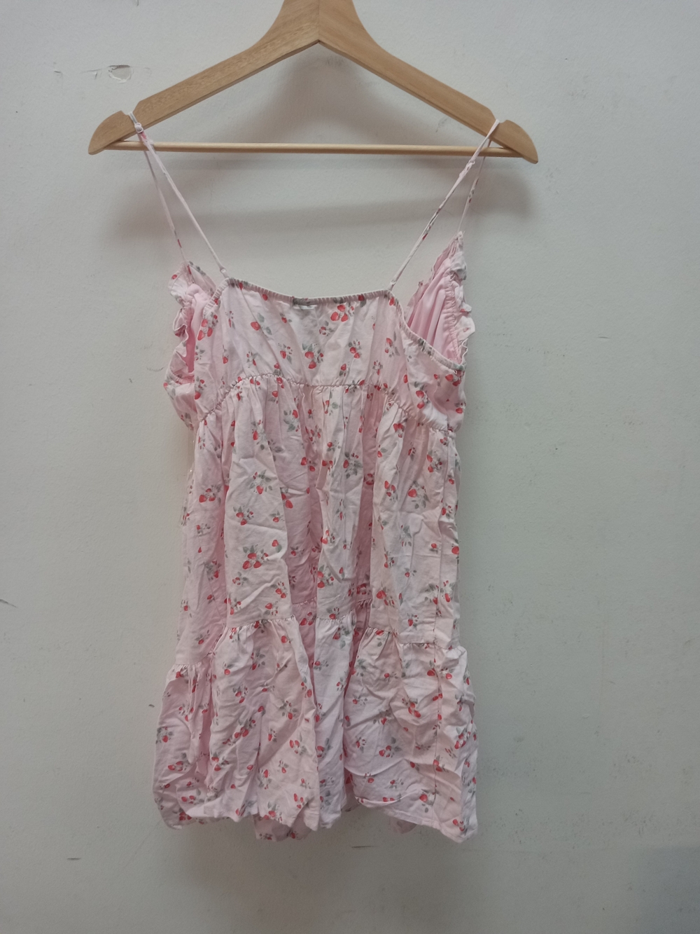 Wild Fable Ruffle Triangle Cup Mini Babydoll Dress - Picture 3 of 6
